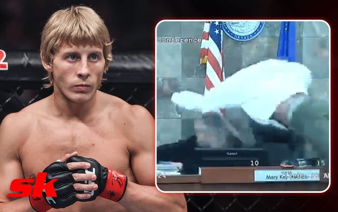 UFC star jabs at Paddy Pimblett using viral video of felon attacking U.S. judge in court