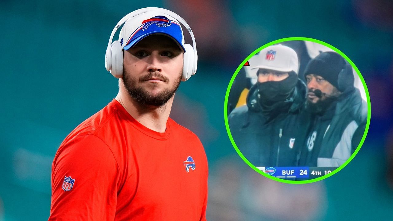 Was controversial referee Brad Allen present during the Buffalo Bills - Pittsburgh Steelers game?