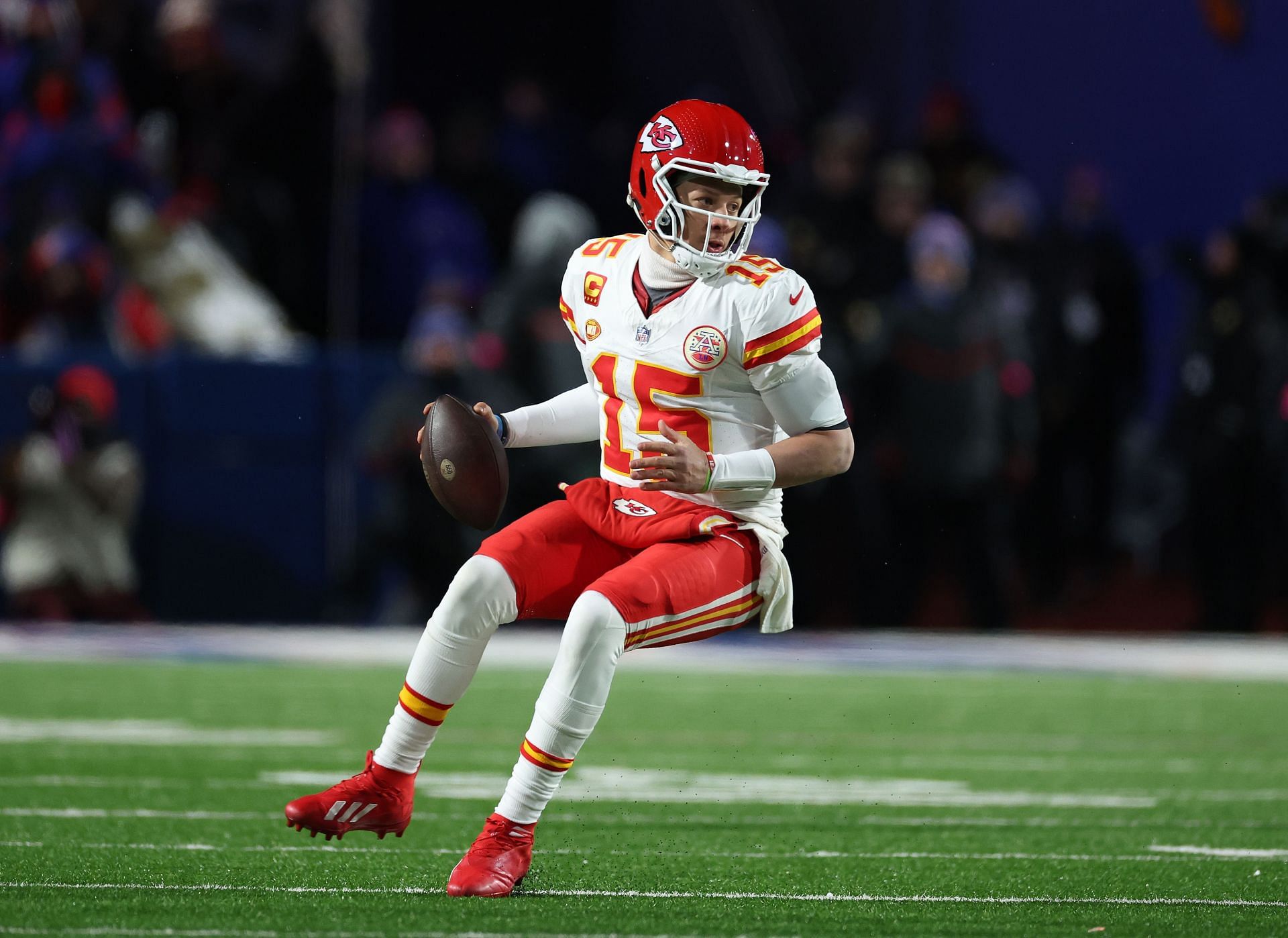 Kansas City Chiefs QB Patrick Mahomes will lead the offense for the visitors in the 2024 AFC Championship game