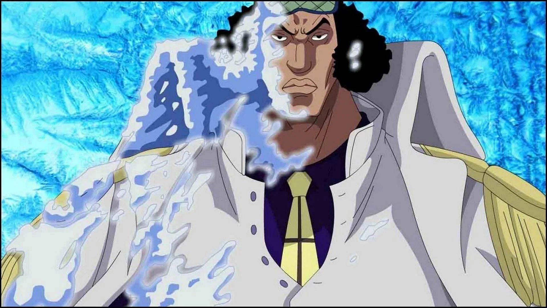 Aokiji is one of the most powerful and popular anime characters with ice powers (Image via Toei Animation)