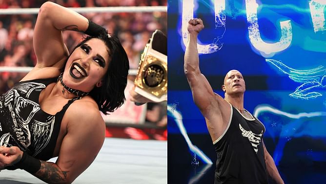 Popular WWE star shares excitement after her interaction with The Rock and Rhea Ripley on RAW