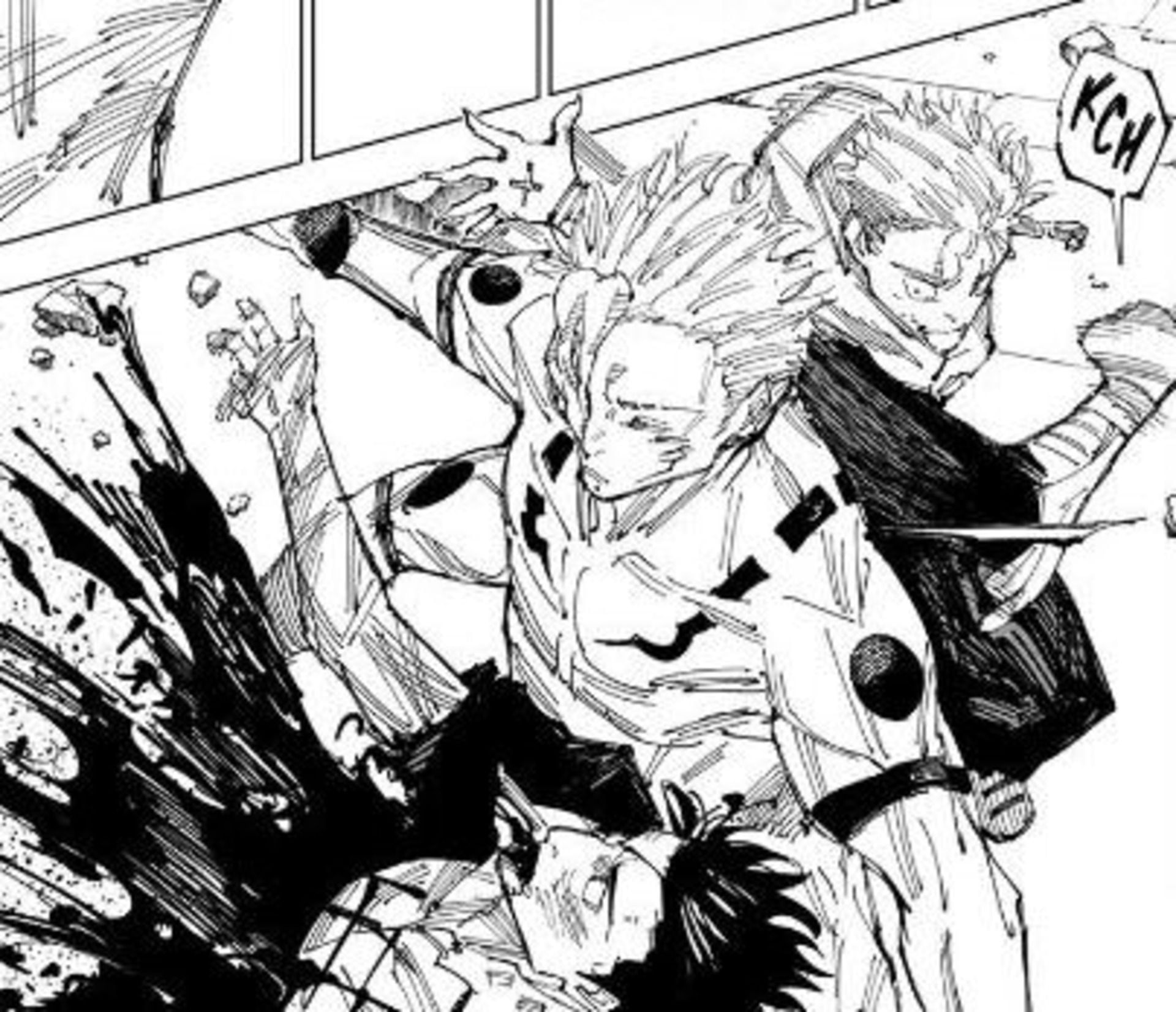 Sukuna slashing through Higuruma in Jujutsu Kaisen. (Image via Gege Akutami, Sheuisha)