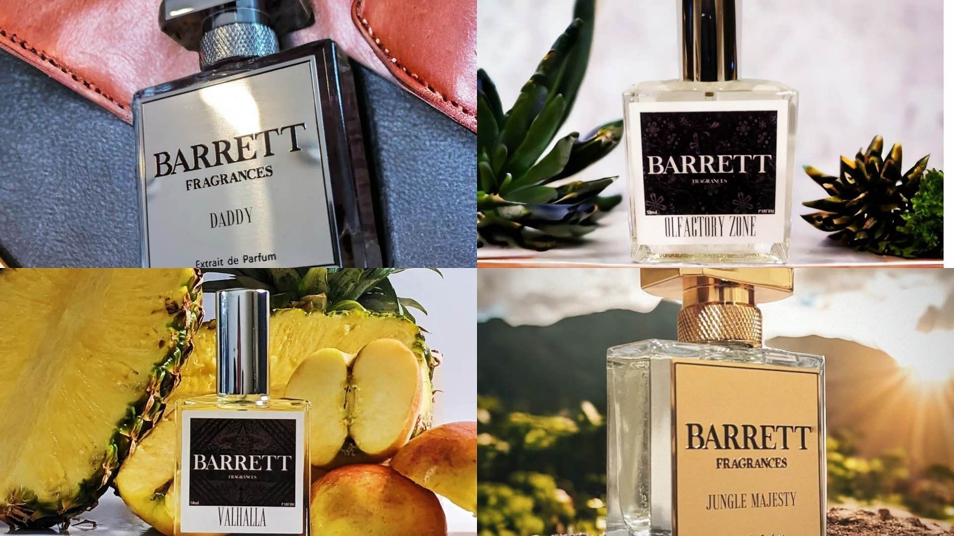 Barrett perfumes for men (Image via @barrett.fragrances/ Instagram)