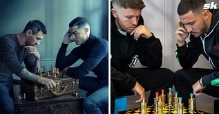 Chelsea legend Eden Hazard appears to recreate iconic Cristiano Ronaldo and Lionel Messi photograph with Swansea ball boy he kicked in 2013