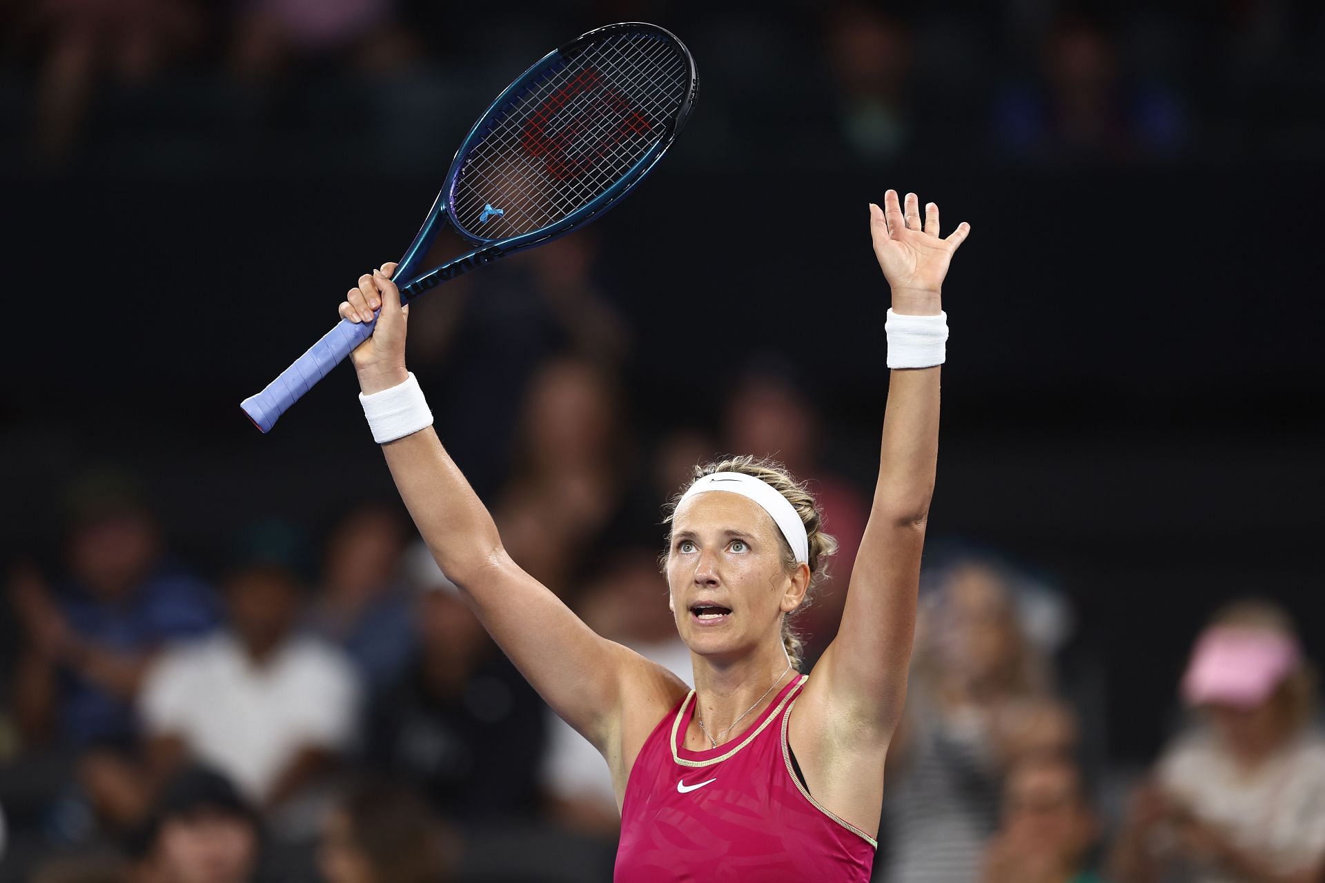 Victoria Azarenka at the 2024 Brisbane International in Brisbane, Australia - Getty Images