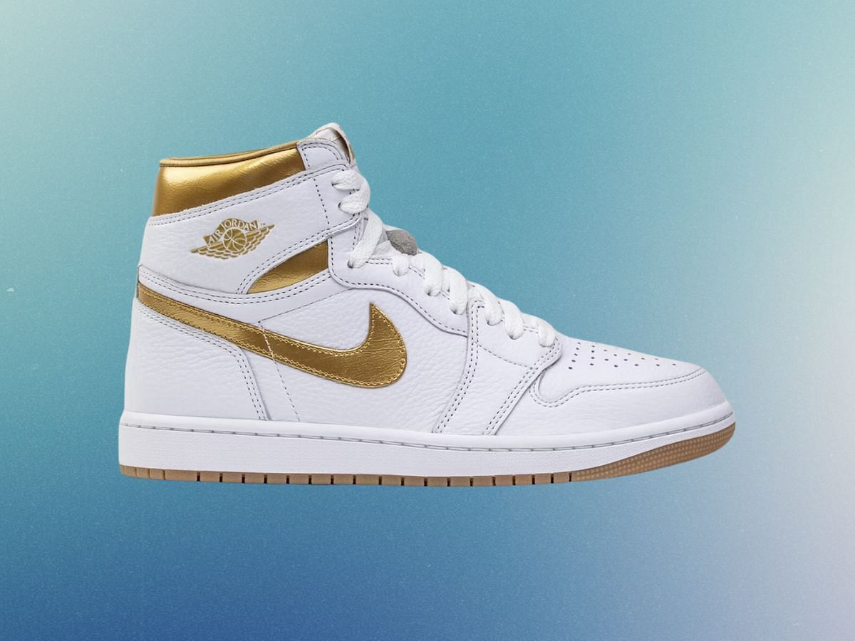 The Jordan 1 Retro High &quot;Metallic Gold&quot;(Image via StockX)