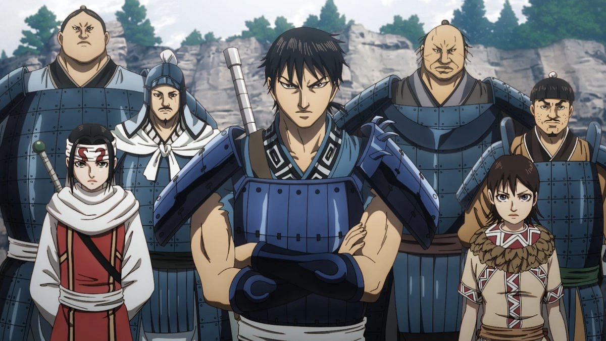 Kingdom season 5 delayed to January 13 (image via Studio Pierrot, Studio Signpost)