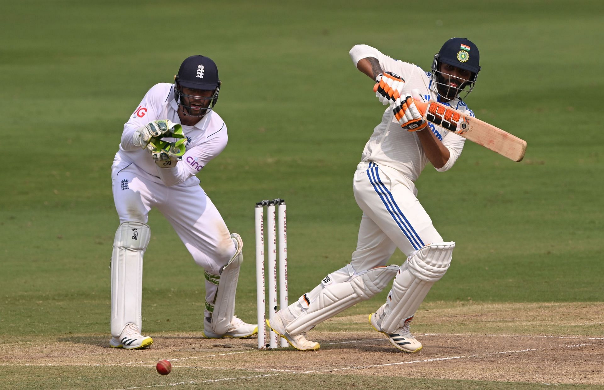 India  v England - 1st Test Match: Day Two