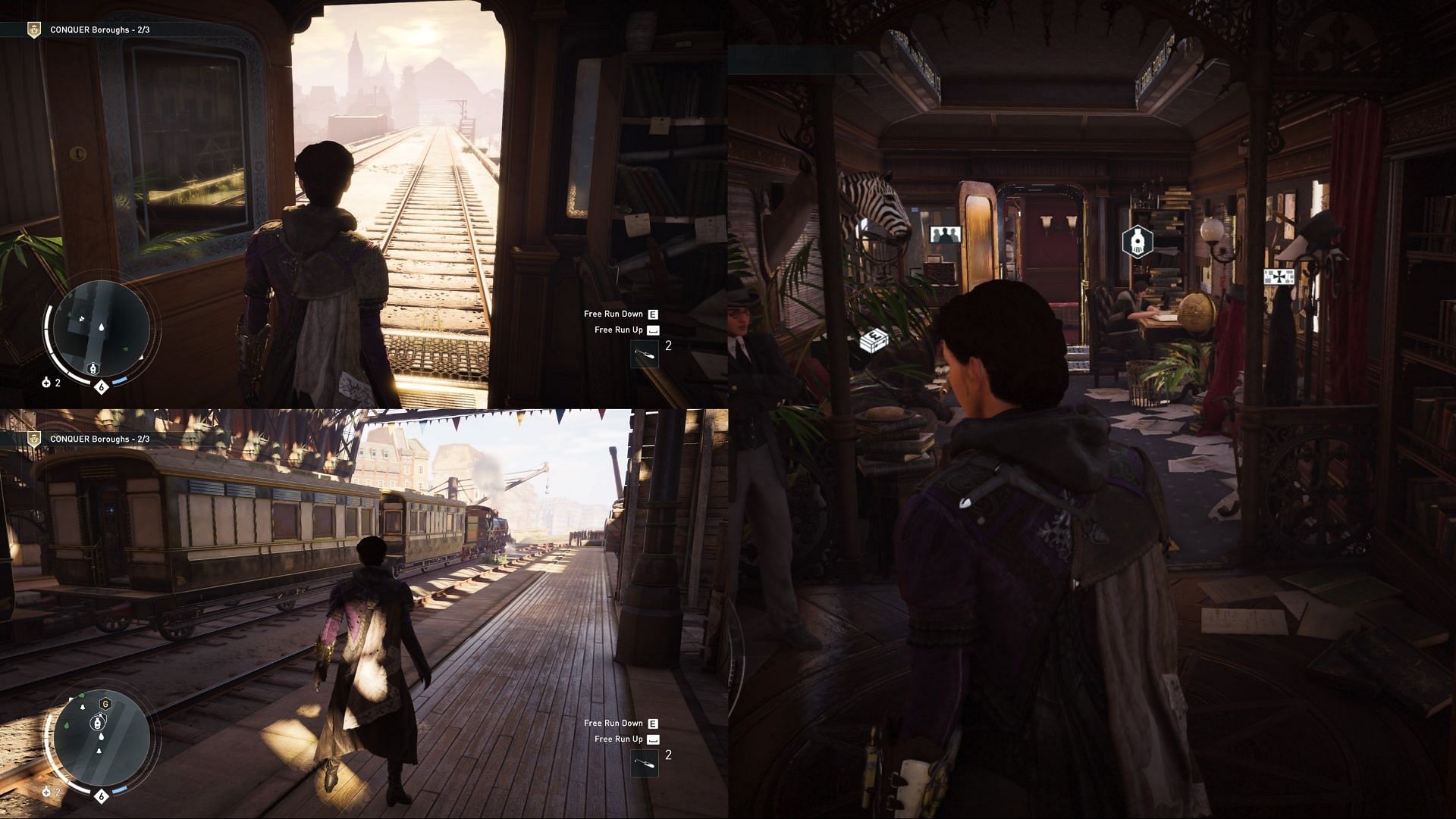 Assassin&#039;s Creed Syndicate features a unique assassin hideout on wheels (Image via Ubisoft)