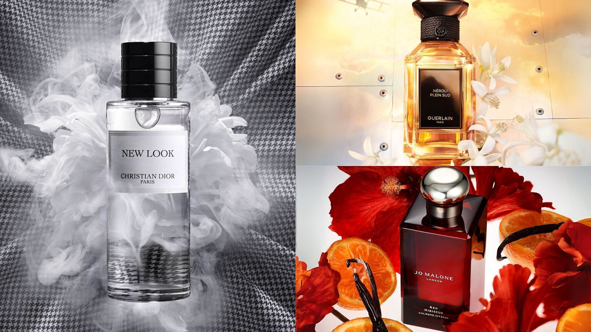 New fragrances released in 2024 (Image via Dior, Guerlain, Jo Malone)