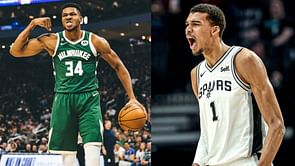 "Greek Freak vs. French Freak": NBA Twitter reacts to Giannis Antetokounmpo and Victor Wembanyama's epic duel in highly entertaining Bucks win