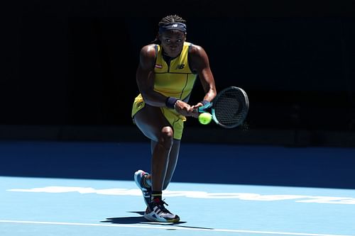 Gauff at the 2024 Australian Open.