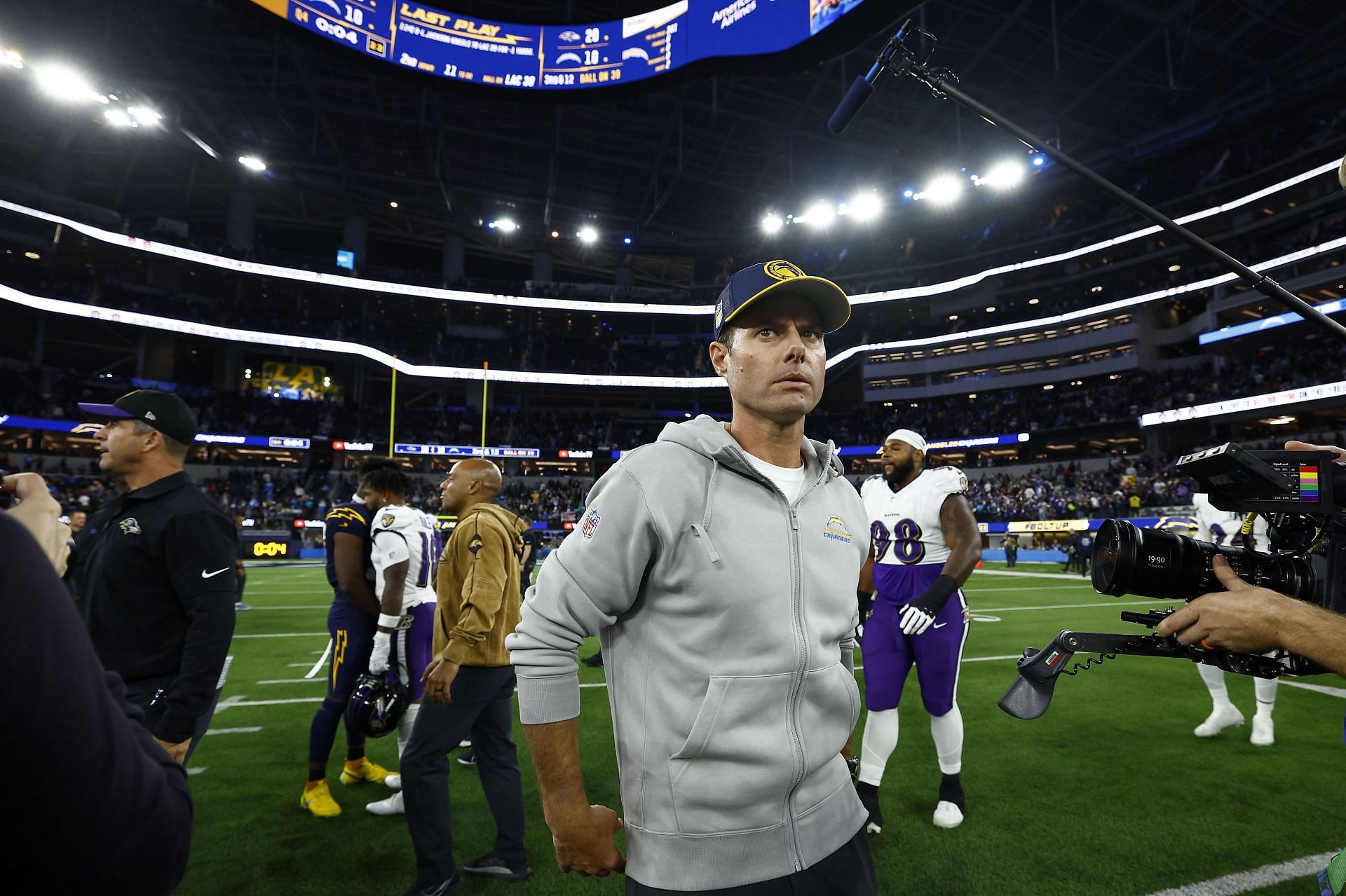 Brandon Staley at Baltimore Ravens vs. Los Angeles Chargers