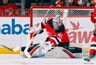 Vitek Vanecek of the NHL's New Jersey Devils
