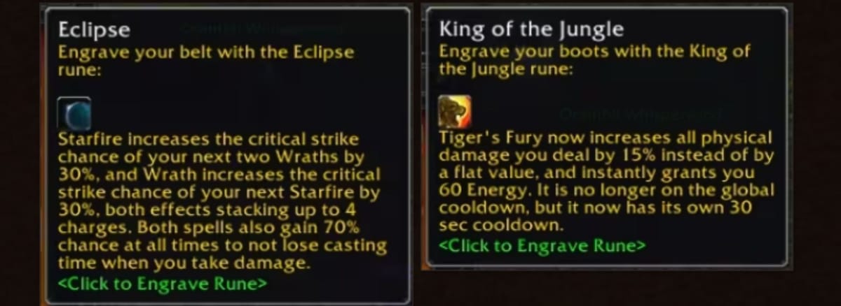 All WoW Classic Season of Discovery Phase 2 Runes revealed so far