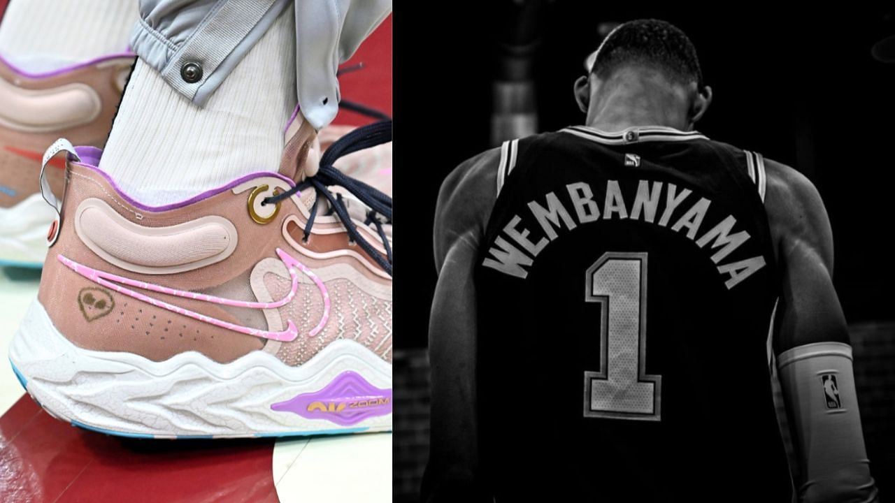 Victor Wembanyama has placed the &quot;alien&quot; symbol on his shoes as a nod to LeBron James