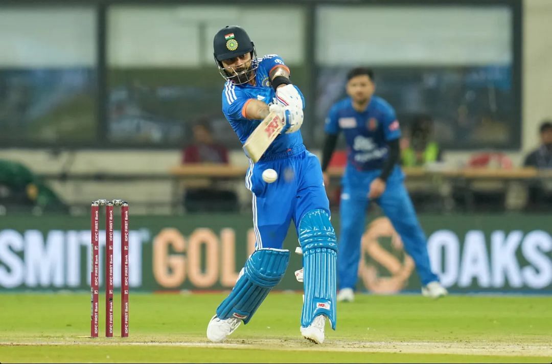 Virat Kohli vs Afghanistan. (Credit: BCCI)