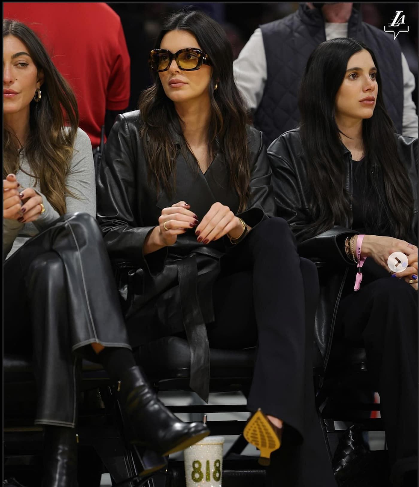 Kendall Jenner courtside at the Lakers game