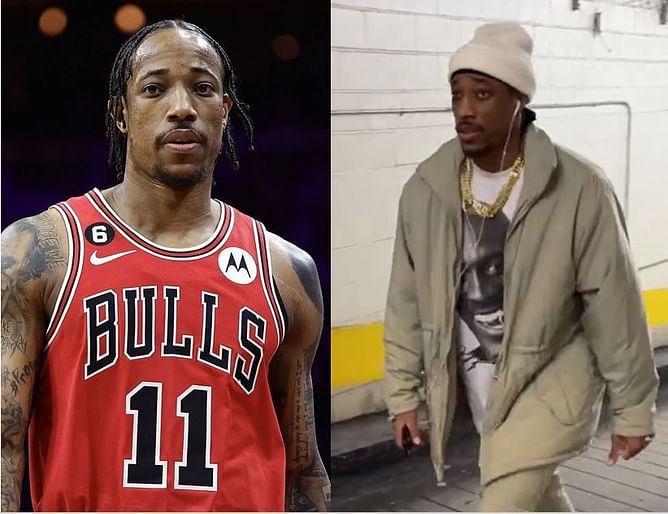 DeMar DeRozan rocks $300 Dior jacket with Michael Jordan tee ahead of showdown in New York