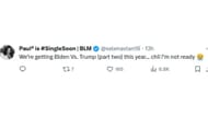 Netizens react as Biden shares statement about Trump’s New Hampshire win (Image via X / @selenastan18)