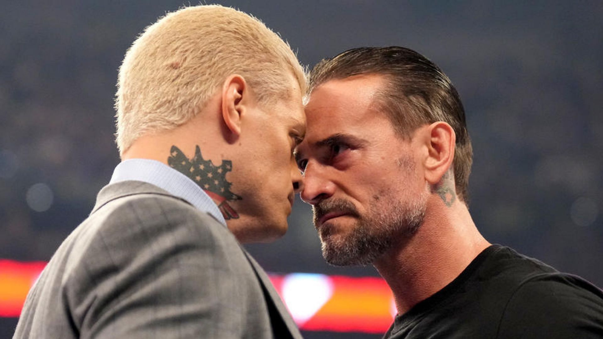 Punk and Rhodes met face-to-face on RAW.