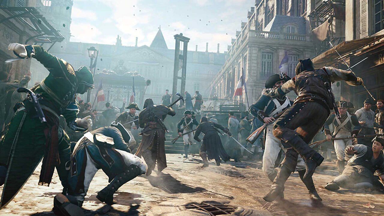The French Revolution period is depicted in Assassin&#039;s Creed Unity (Image via Ubisoft)