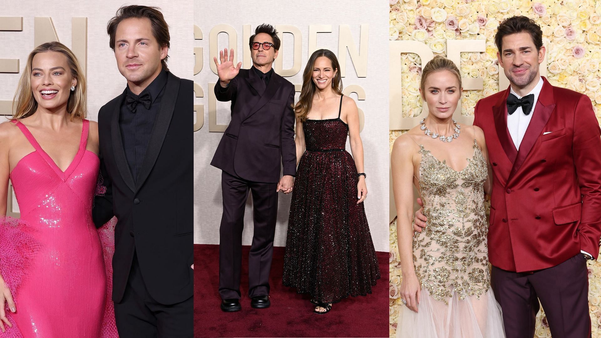 5 bestdressed couples at 2024 Golden Globes Awards