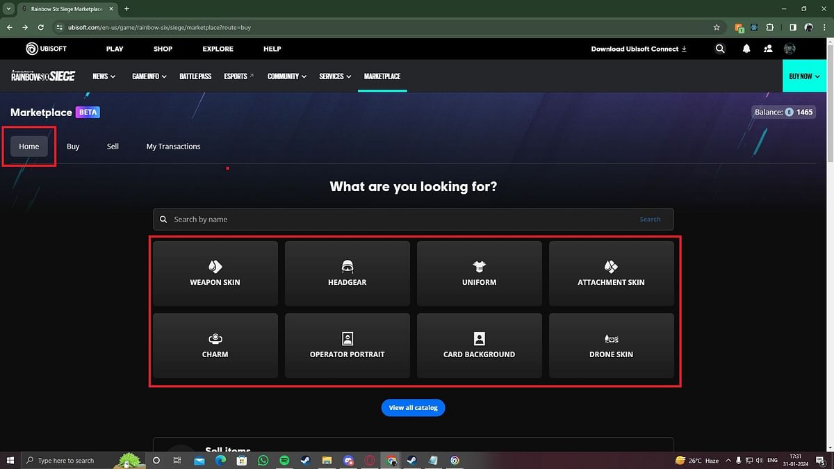 Marketplace: What is Rainbow Six Siege Marketplace and how to use it?