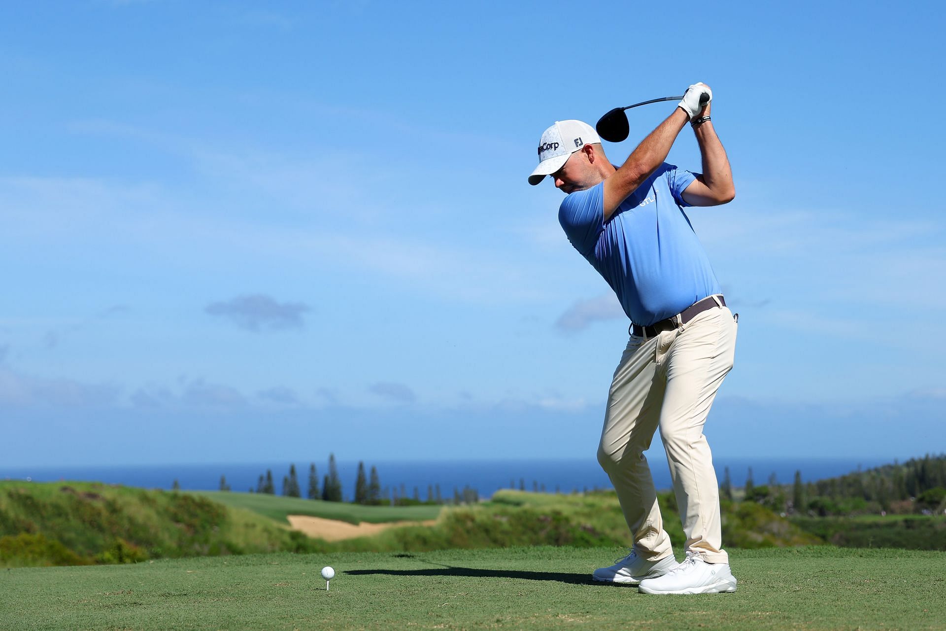 Brian Harman at The Sentry (Image via Kevin C. Cox/Getty Images)