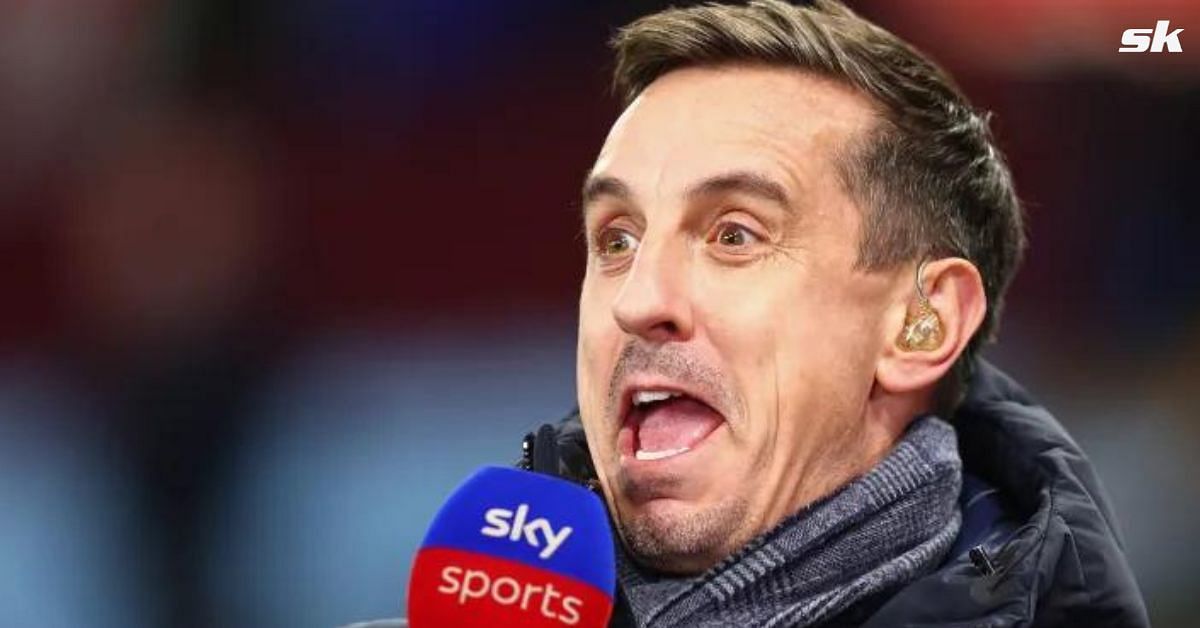 Gary Neville involved in spat with Arsenal fans after incident during Crystal Palace game