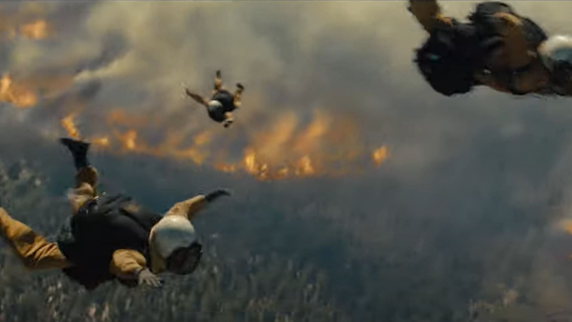 Forest fire plays an important part in the movie (Image via WB)