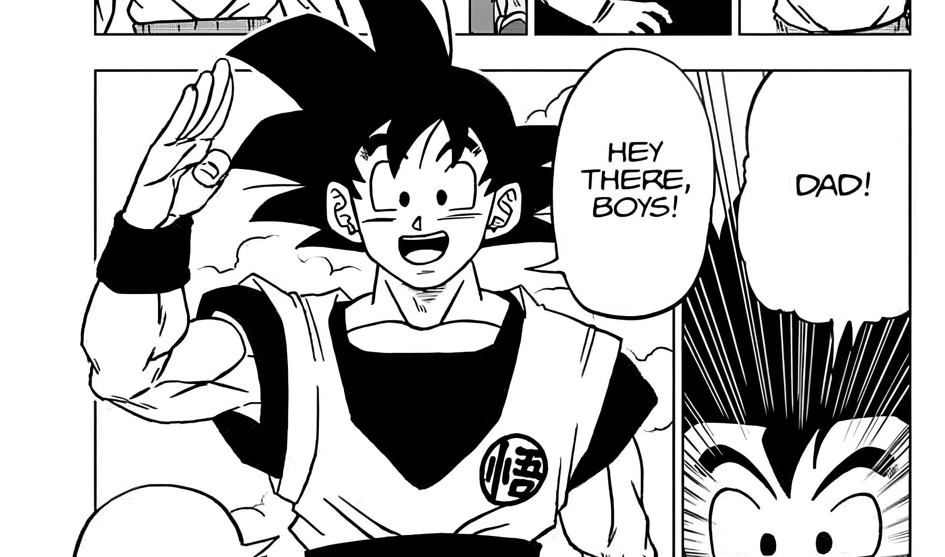Goku as seen in the Dragon Ball Super manga (Image via Shueisha)