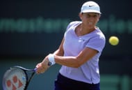 Monica Seles pictured at the 2000 Miami Open