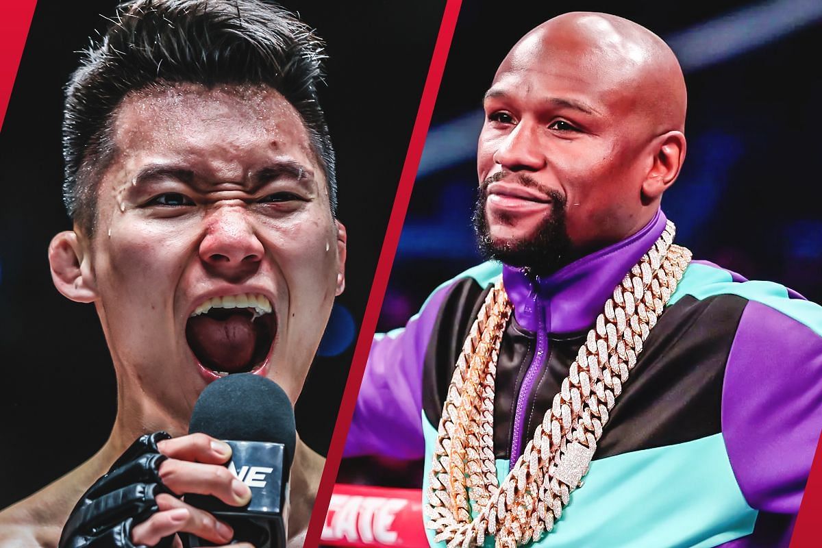 Kwon Won Il (L) and Floyd Mayweather Jr. (R) | Image credit: ONE Championship