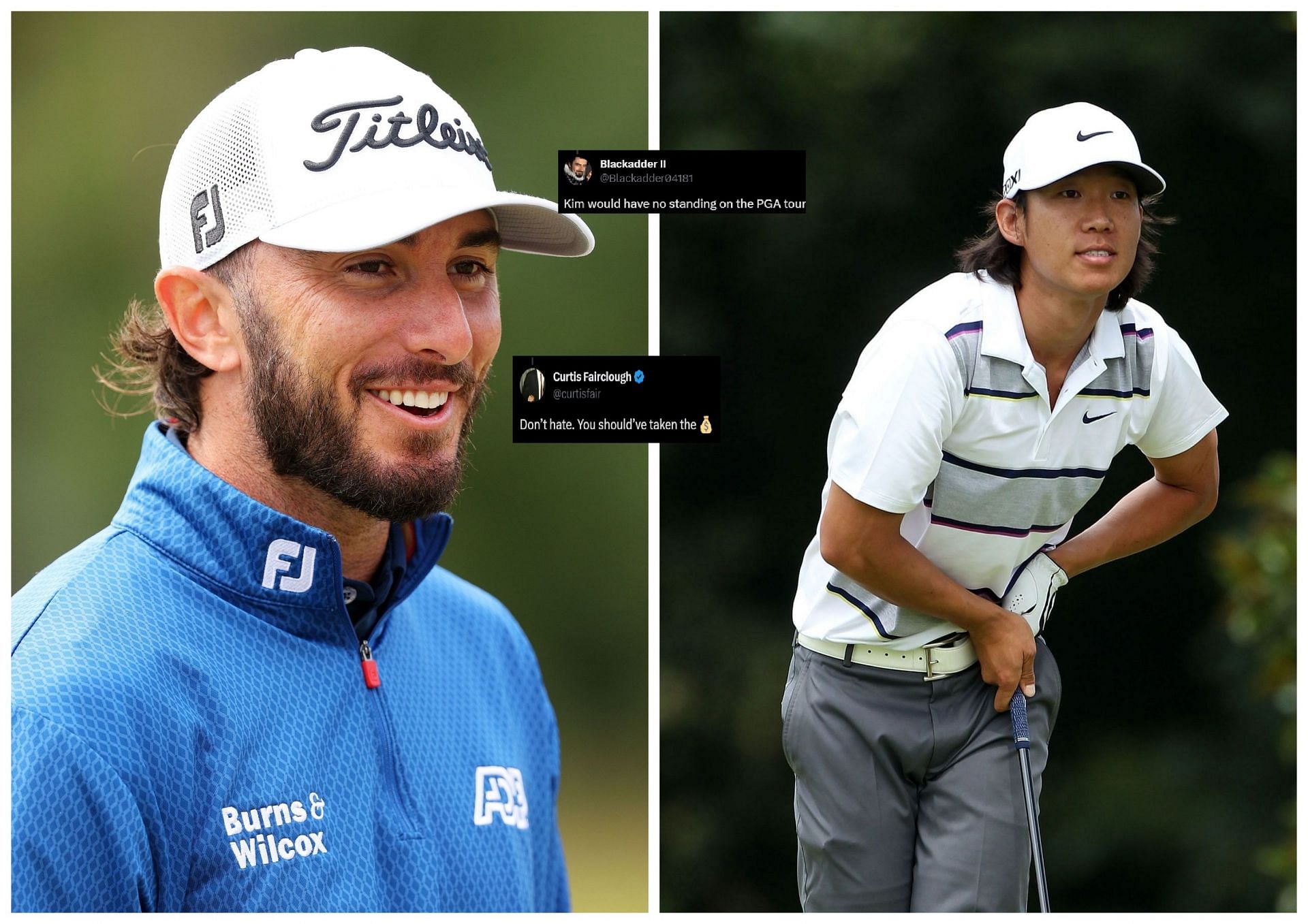 Max Homa took a dig at the ongoing situation of Anthony Kim