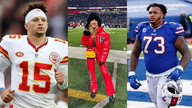 Brittany Mahomes throws shade at Bills LT Dion Dawkins’ trash talk directed at husband Patrick Mahomes