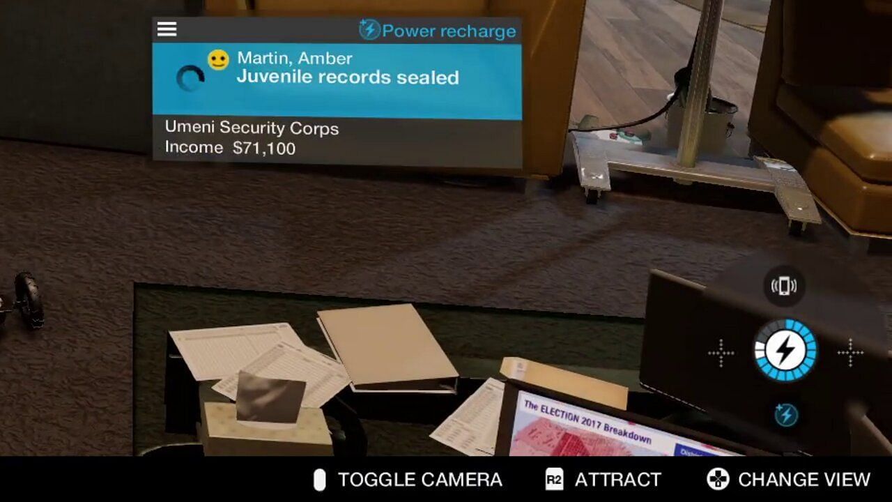 The interactive hacking tool in Watch Dogs 2 houses a big battery to allow multiple hacks at a time (Image via Ubisoft)