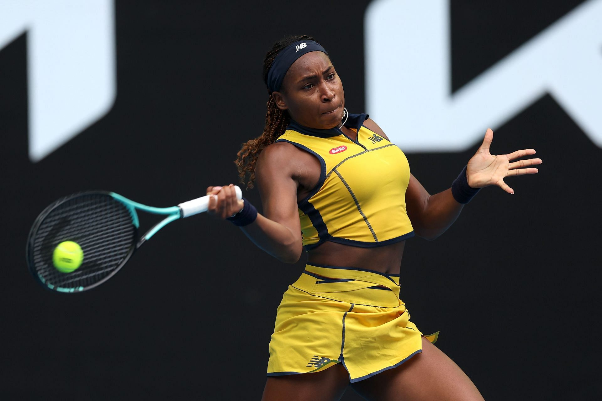 Coco Gauff at the Australian Open 2024