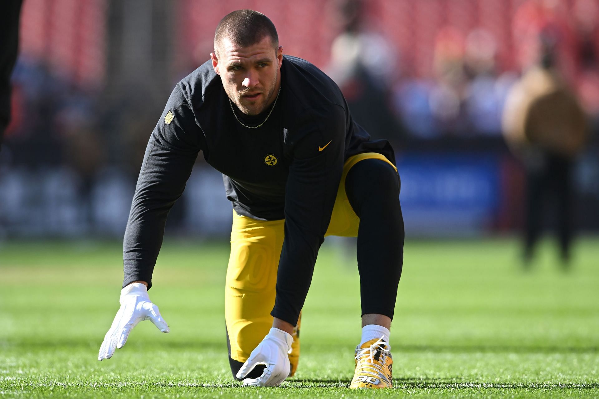 TJ Watt at Pittsburgh Steelers v Cleveland Browns