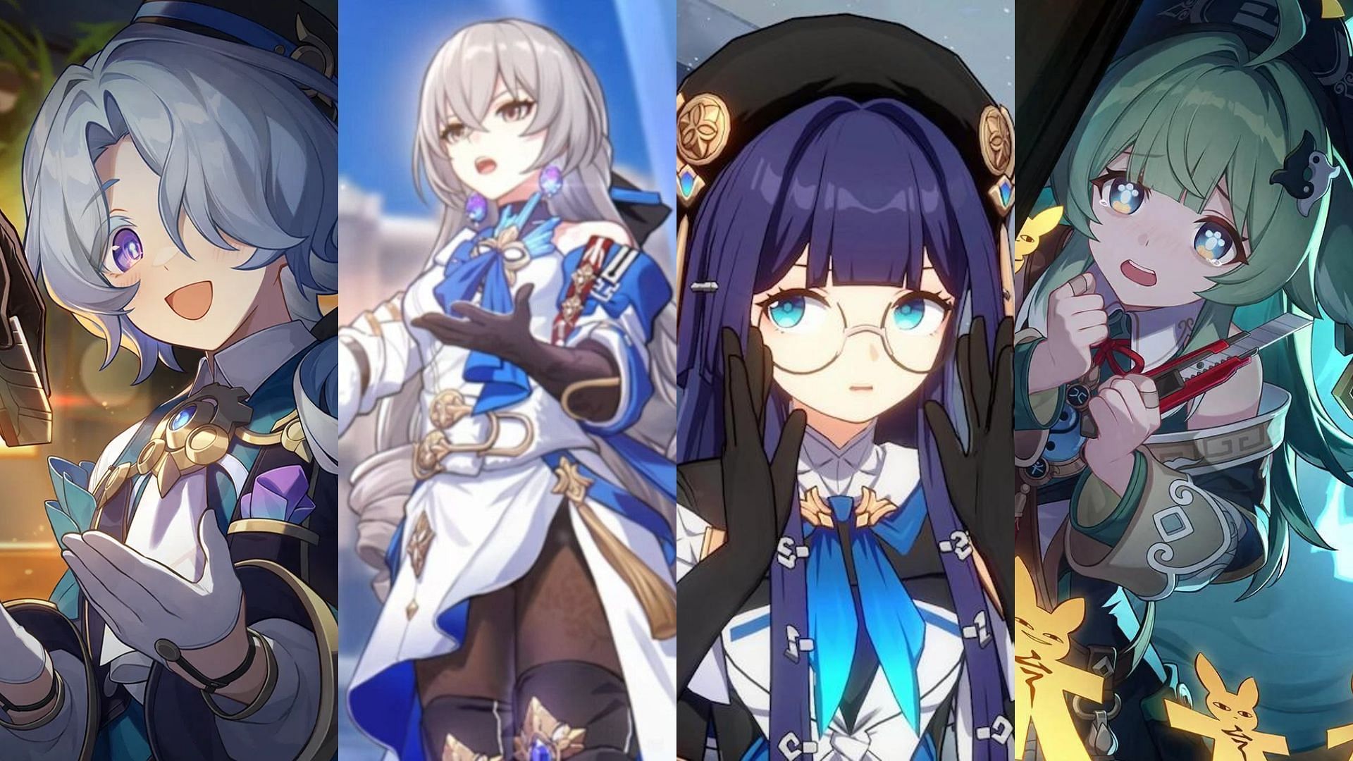 A team featuring Misha, Bronya, Pela, and Huohuo (Image via HoYoverse)