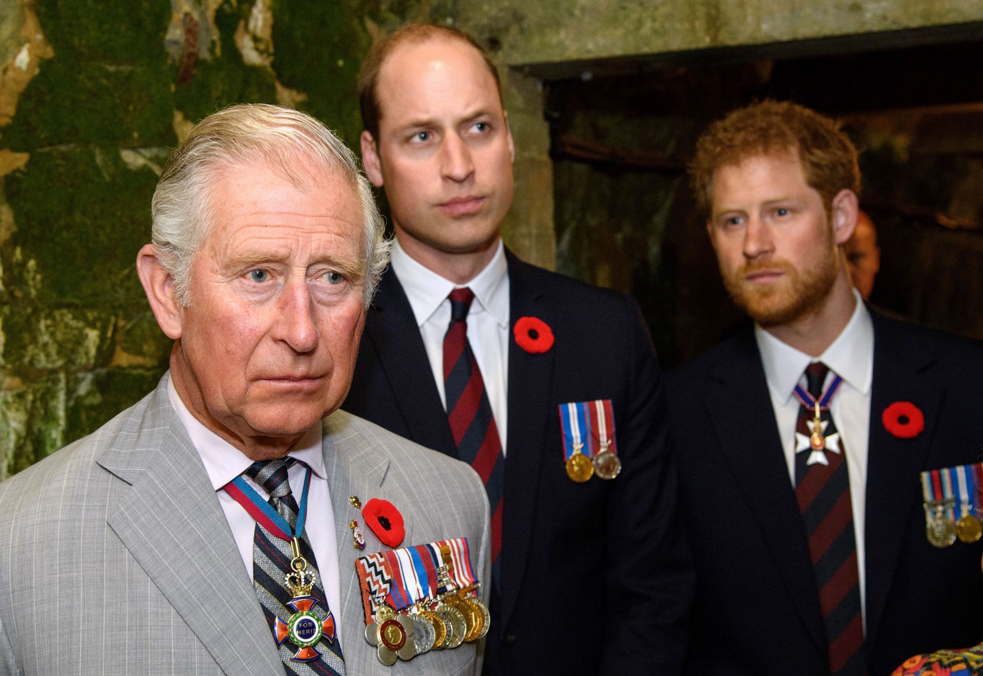 King Charles III, Prince William, and Prince Harry (Photo by Tim Rooke - Pool/Getty Images)