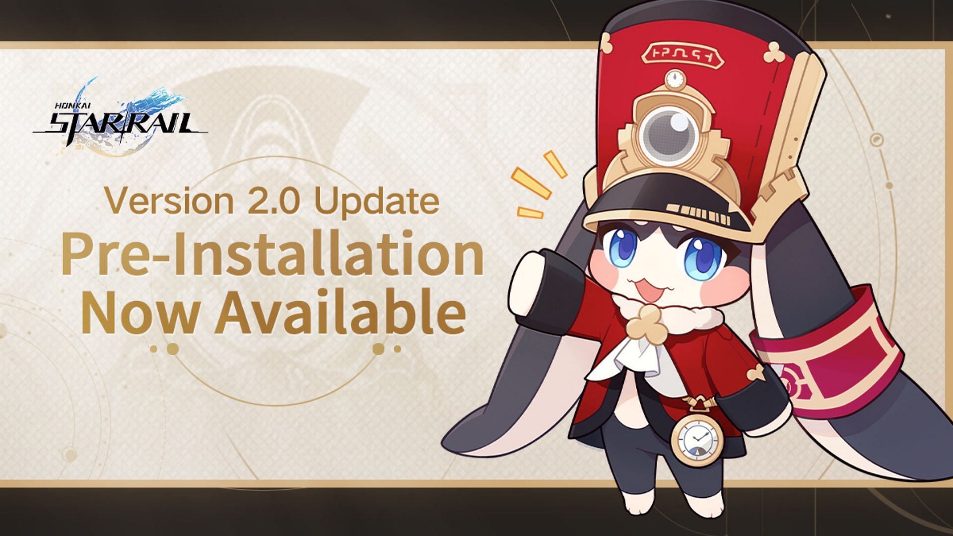 The Honkai Star Rail 2.0 Pre-Installation announcement