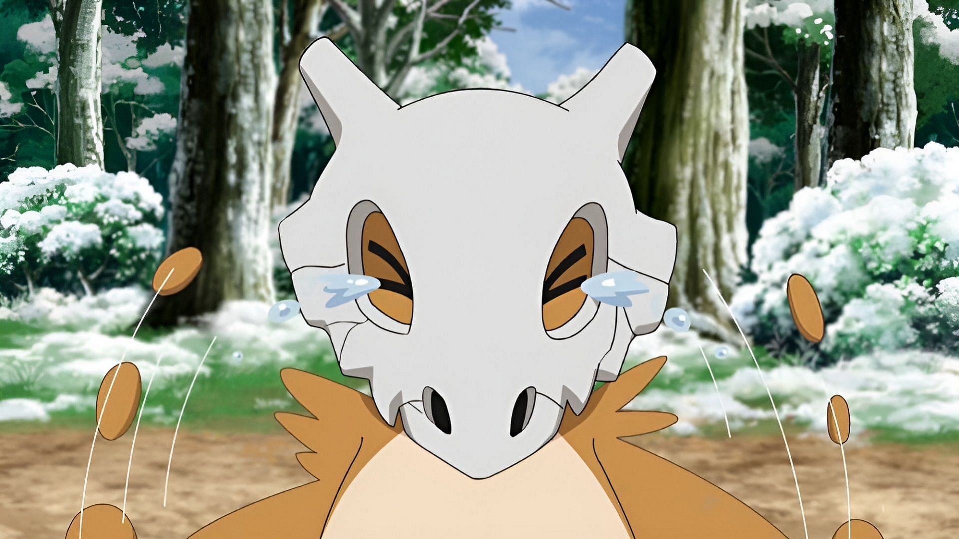 Cubone&#039;s design is one of the most apparent signs of death in the Pokemon world (Image via The Pokemon Company)