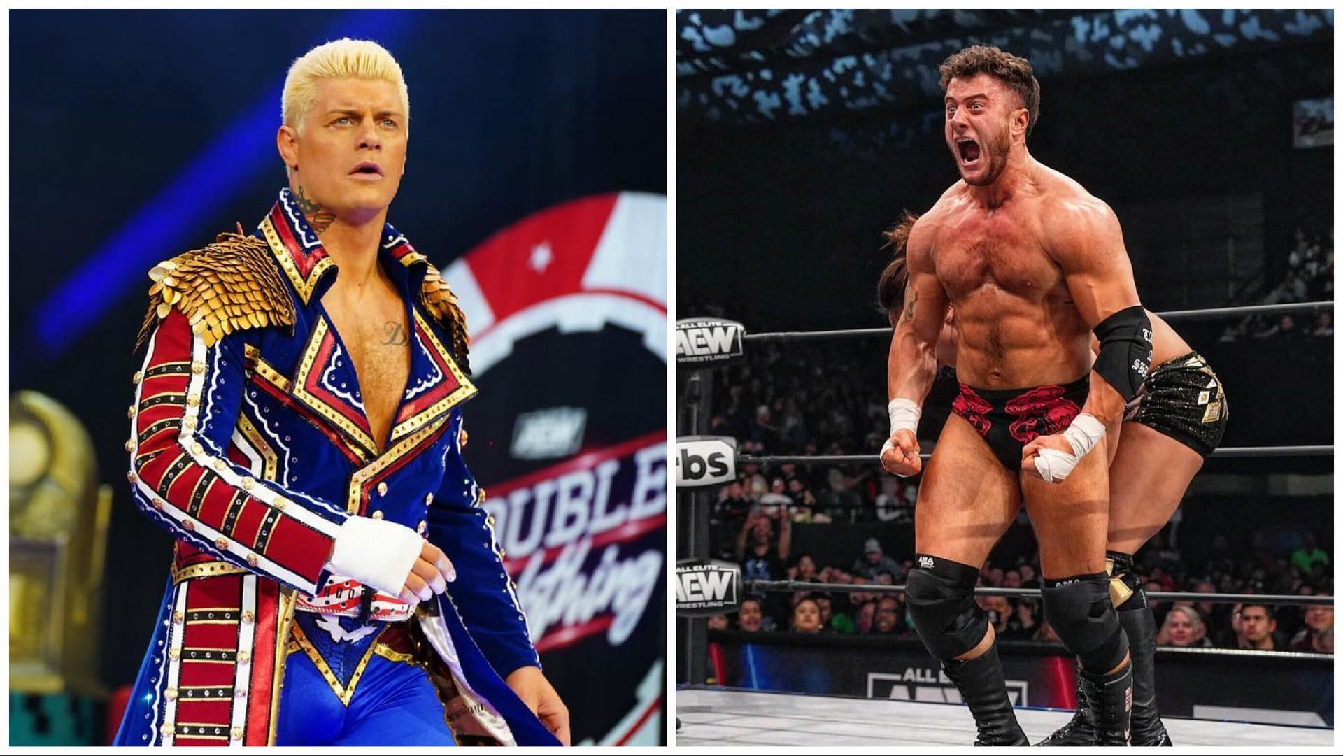 WWE Superstar Cody Rhodes and former AEW World Champion MJF