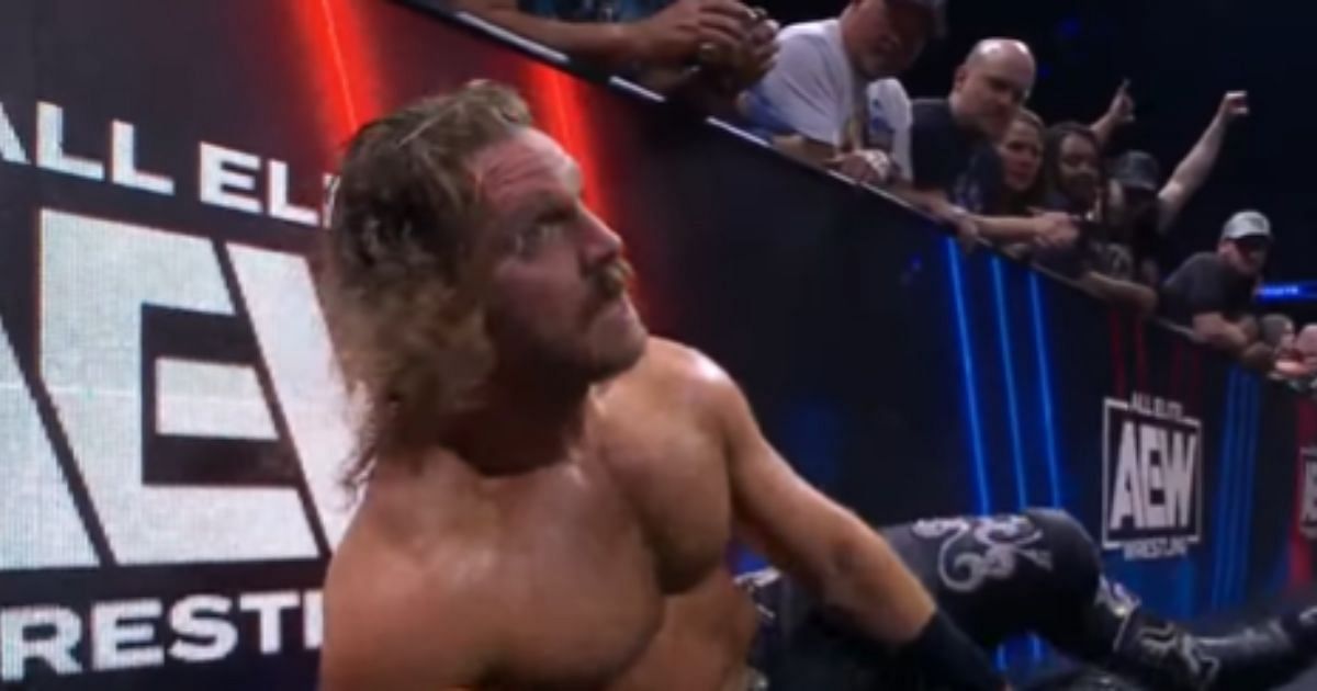 Hangman Page seemingly injured himself on Dynamite [Image via AEW YouTube]