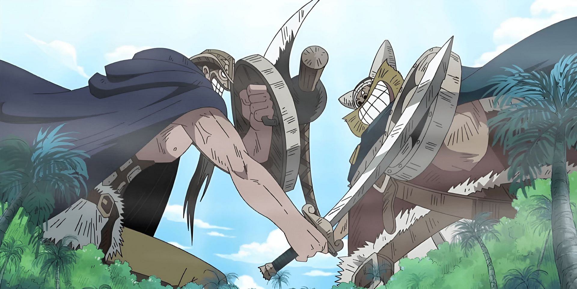 Dorry (left) and Briggy (right) as seen in the anime (Image via Toei animation)