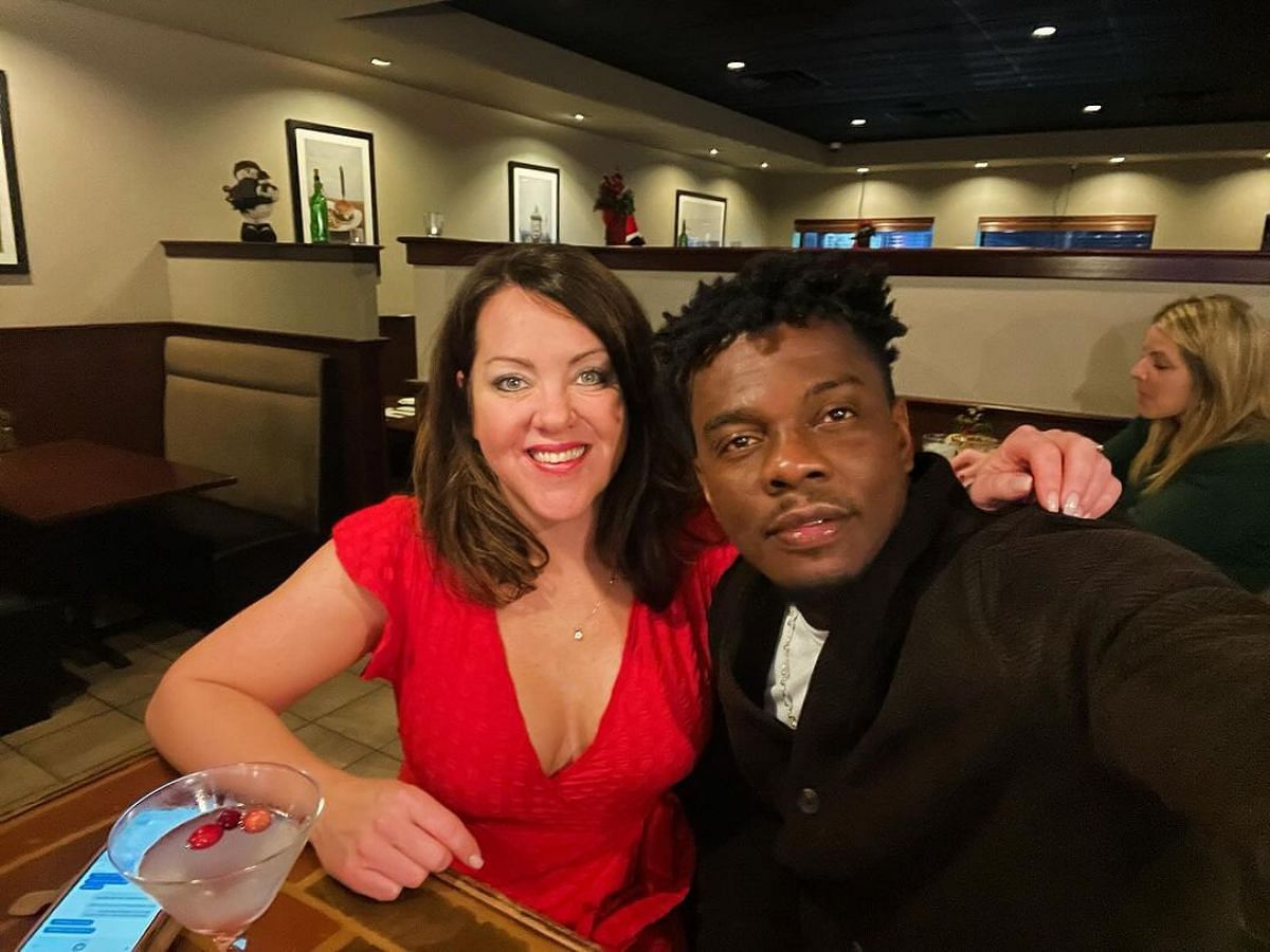 Melanie and Devar from 90 Day Fiance (Image via Instagram/@devar_aka_savage) 