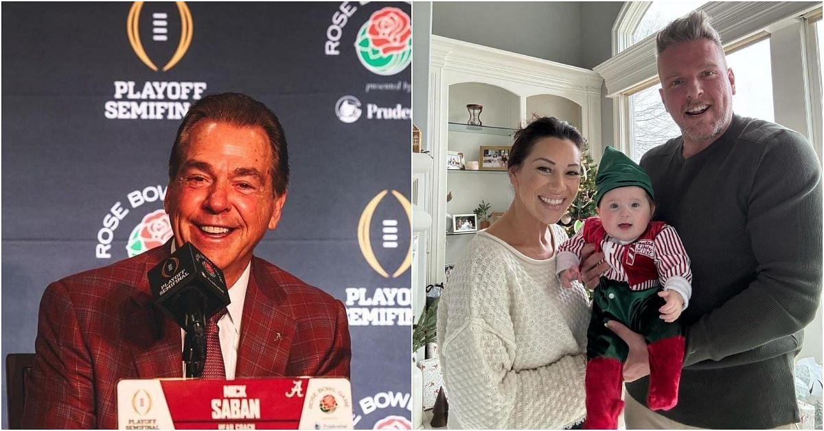 Nick Saban and Pat McAfee college football