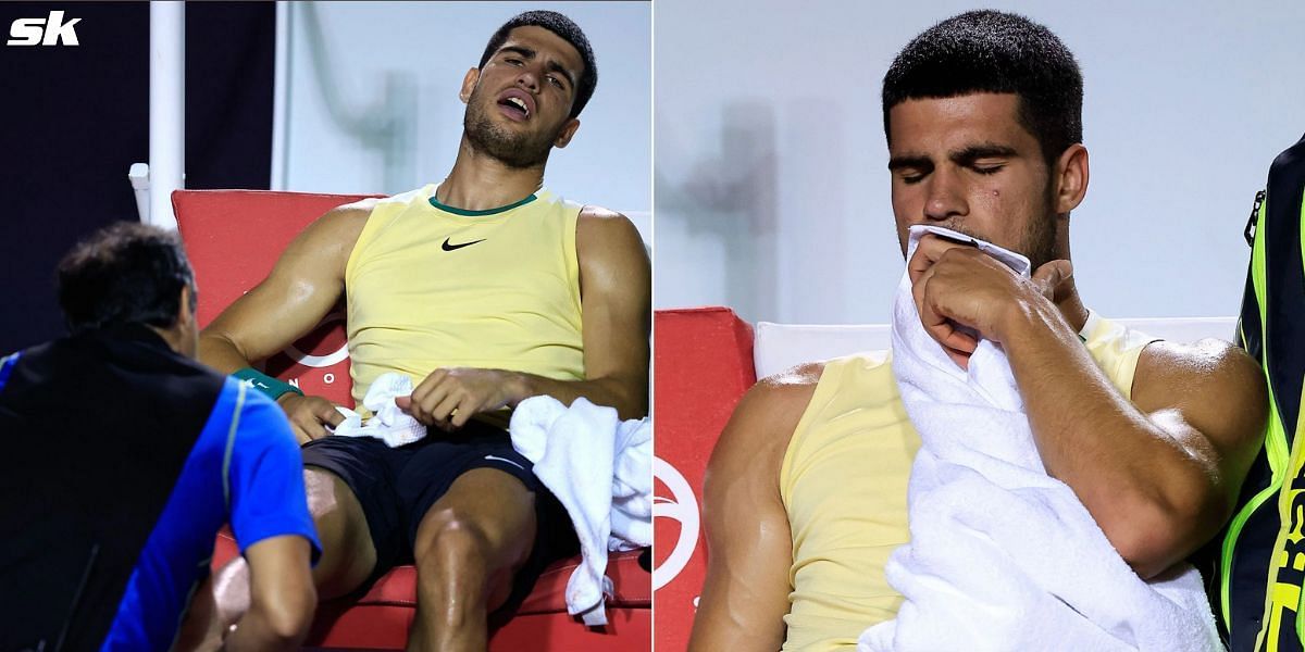 Carlos Alcaraz suffers ankle injury at Rio Open