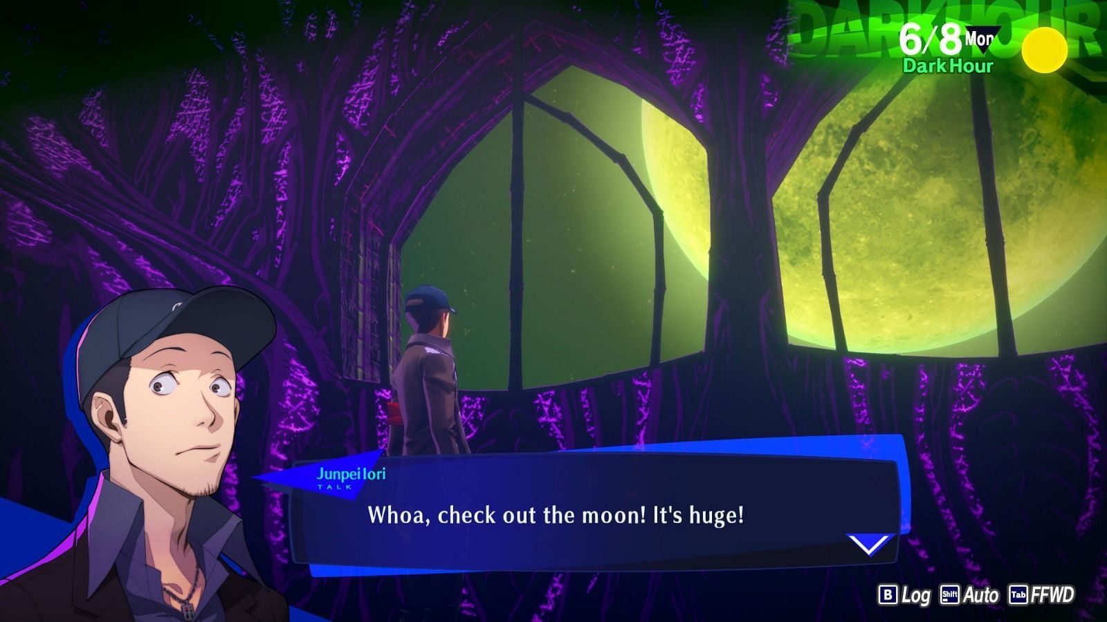 Inside Tartarus during Dark Hour (Image via Atlus)